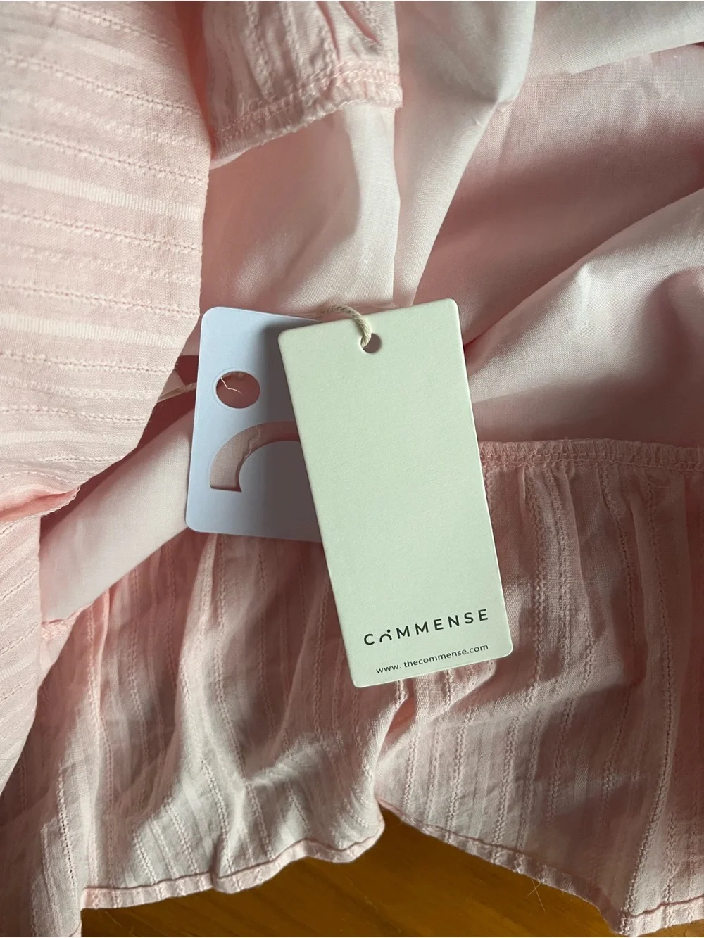 Commense Pale Pink Ruffled Sundress - Picture 3 of 3